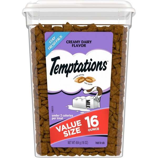 TEMPTATIONS Creepy Catnip Blissful Catnip Flavor Cat Treats, 16oz box