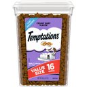 Temptations Classic Creamy Dairy Flavor Soft & Crunchy Cat Treats, 16-oz tub