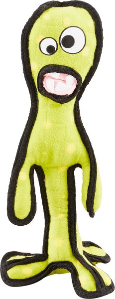 Tuffy's Alien G6 Plush Dog Toy, Green slide 1 of 7