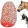 Majestic Ally 1.25x1.25-in Ultra Slow Feed Hay Net with Bottom Ring Horse Supplies, Red