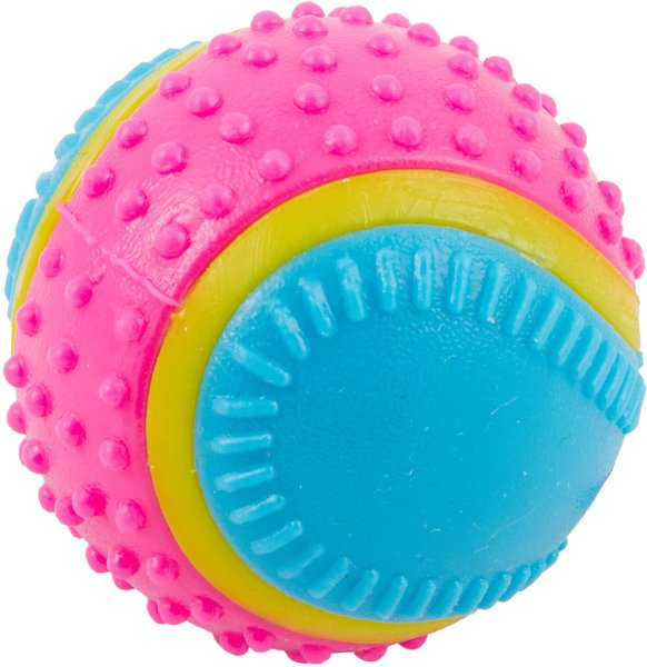 Ethical Pet Sensory Ball Tough Dog Chew Toy, Color Varies, 2.5-in slide 1 of 6