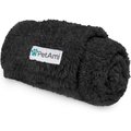 PetAmi Fluffy Fleece Cat & Dog Throw Blanket, Black, Small 