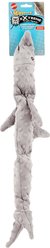 Ethical Pet Skinneeez Extreme Triple Squeaker Shark Stuffing-Free Squeaky Plush Dog Toy slide 2 of 5