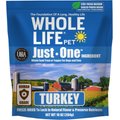 Whole Life Just One Ingredient Pure Turkey Breast Freeze-Dried Dog & Cat Treats, 10-oz bag