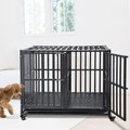 SMONTER Stackable Heavy Duty Dog Crate, 38-in