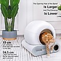 Pawshelf Self-Cleaning Litter Boxes with App Control Cat Cleaner, White