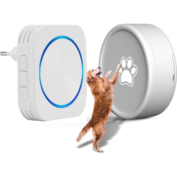 MIGHTY PAW Smart Bell 2.0 Potty Training Dog Doorbell, White, 1 count