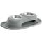 Show in main carousel: WeatherTech Double High Stainless Steel Cat & Dog Pet Feeding System, Dark Grey, 8-oz slide 1 of 2