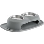 Weathertech® DL0801LB - Pet Comfort™ Double 8 fl. oz. Light Brown Stainless  Steel Low Pet Bowl (1.5 Depth) 