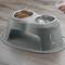 Show in main carousel: WeatherTech Double High Stainless Steel Cat & Dog Pet Feeding System, Dark Grey, 64-oz/10-in slide 2 of 2