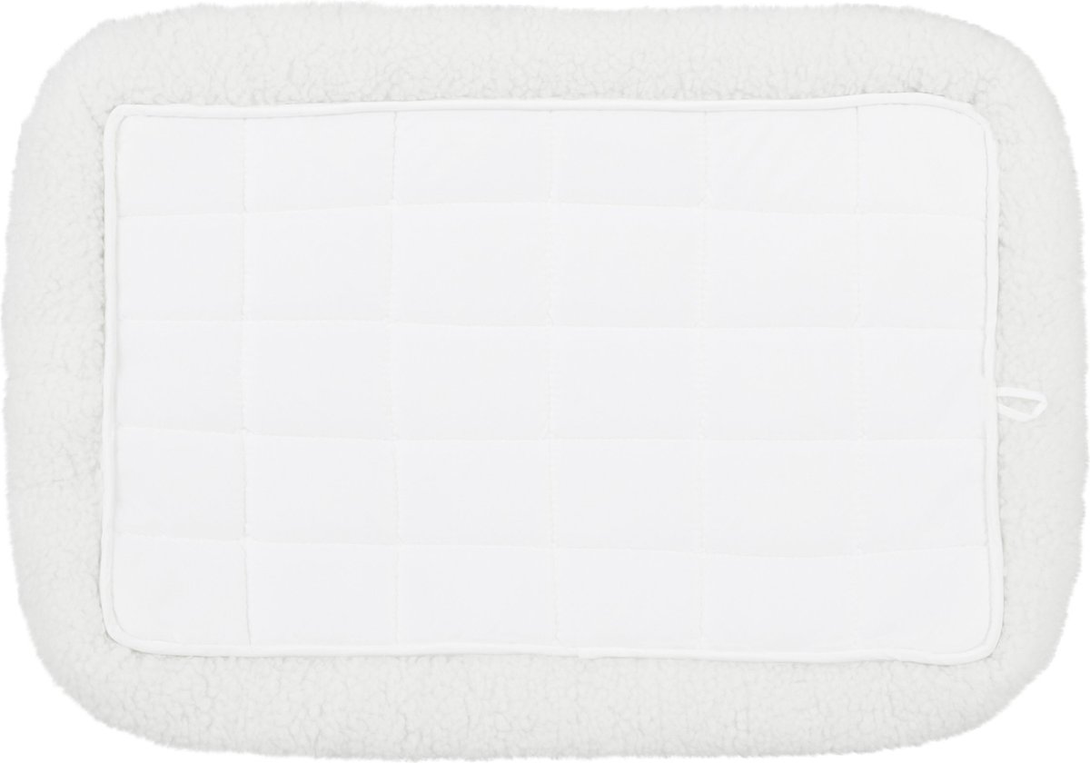 MIDWEST Quiet Time Fleece Dog Crate Mat, Natural, 54in