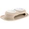 Show in main carousel: WeatherTech Double High Poly Bowl Cat & Dog Pet Feeding System, Tan, 16-oz/4-in slide 1 of 4