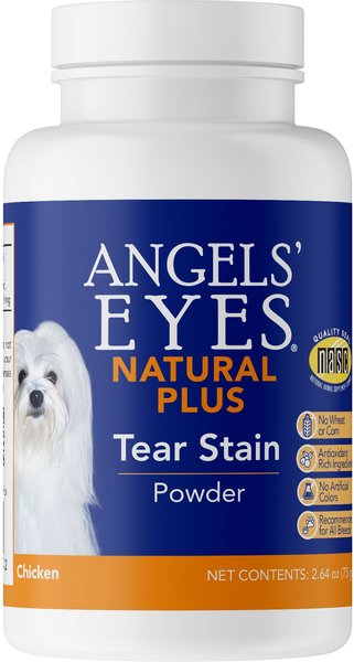 Angels' Eyes Plus Chicken Flavored Powder Tear Stain Supplement for Dogs & Cats, 2.64-oz bottle slide 1 of 6