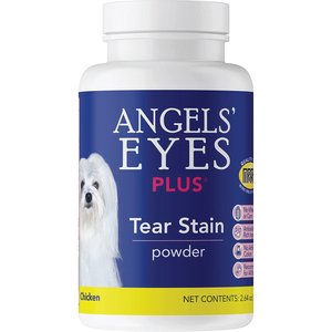 Angels' Eyes Plus Chicken Flavored Powder Tear Stain Supplement for Dogs & Cats, 2.64-oz bottle