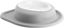 WeatherTech Single Low Poly Bowl Cat & Dog Pet Feeding System, Light Grey, 32-oz/3-in