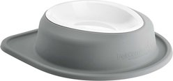 WeatherTech Single Low Poly Bowl Cat & Dog Pet Feeding System, Dark Grey, 96-oz/3-in