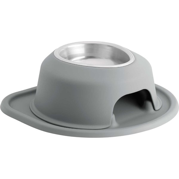 WeatherTech PDHC3206DGDG - Pet Feeding System Double High 32oz 6in. Poly Bowl - Dark Grey