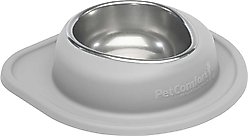 WeatherTech Single Low Stainless Steel Cat & Dog Pet Feeding System, Light Grey, 32-oz/3-in slide 1 of 3