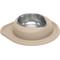 Show in main carousel: WeatherTech Single Low Stainless Steel Cat & Dog Pet Feeding System, Tan, 32-oz/3-in slide 1 of 3