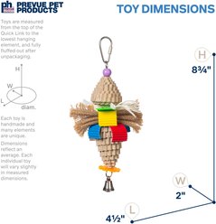 Prevue Pet Products Playfuls Mr. Mustache Bird Toy, Multicolor slide 2 of 7