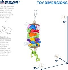 Prevue Pet Products Playfuls Laundry Day Bird Toy, Multicolor slide 2 of 7