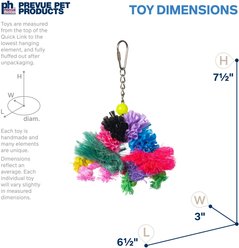 Prevue Pet Products Playfuls Over the Rainbow Bird Toy, Multicolor slide 2 of 7