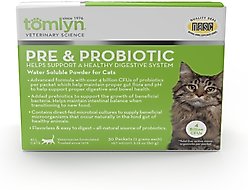Tomlyn Pre & Probiotic Powder Digestive Supplement for Cats, 30 count