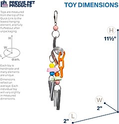 Prevue Pet Products Playfuls Cyclone Bird Toy, Multicolor slide 2 of 7