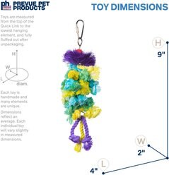 Prevue Pet Products Playfuls Braided Bunch Bird Toy, Multicolor slide 2 of 7