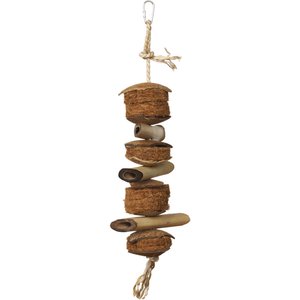 Prevue Pet Products Naturals Coco & Bamboo Bird Toy, Natural