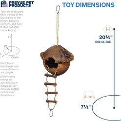 Prevue Pet Products Naturals Island Hideaway Bird Toy, Natural slide 2 of 7