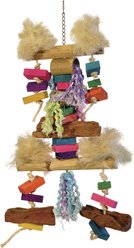 Prevue Pet Products Playfuls Fluff N Stuff Bird Toy, Multicolor slide 1 of 7