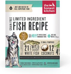 The Honest Kitchen Limited Ingredient Diet Fish Recipe Grain-Free Dehydrated Dog Food, 10-lb box
