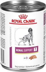 Royal Canin Veterinary Diet Adult Renal Support T Loaf Canned Dog Food, 13.5-oz, case of 24
