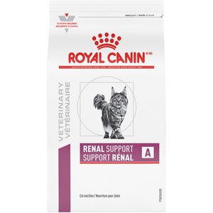 Royal Canin Veterinary Diet Adult Renal Support A Dry Cat Food, 3-lb bag