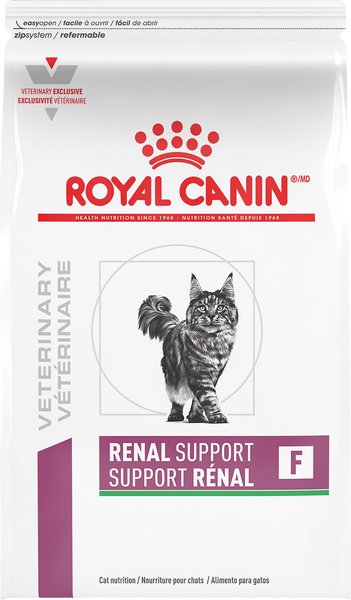 Royal Canin Veterinary Diet Adult Renal Support F Dry Cat Food, 6.6-lb bag slide 1 of 9