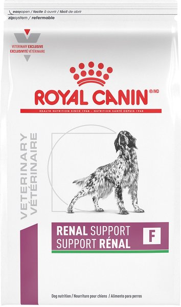 Royal Canin Veterinary Diet Adult Renal Support F Dry Dog Food, 6-lb bag slide 1 of 9