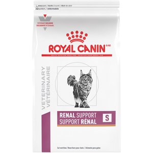 Royal Canin Veterinary Diet Adult Renal Support S Dry Cat Food, 3-lb bag