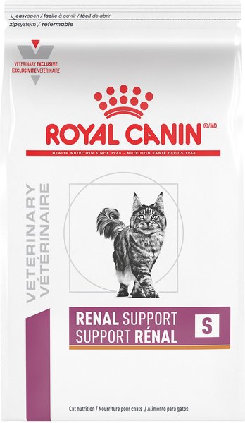 ROYAL CANIN VETERINARY DIET Adult Renal Support S Dry Cat Food, 6.6-lb bag  