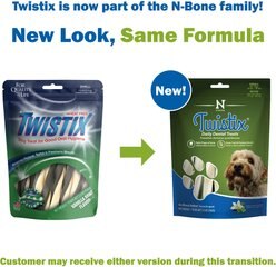 N-Bone Twistix Vanilla Mint Flavored Small Dental Dog Treats, 5.5-oz bag, count varies slide 2 of 5