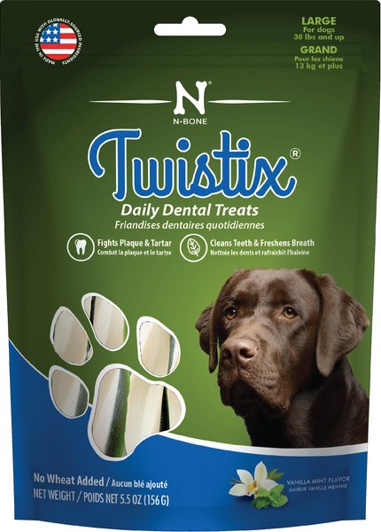 Minty store dog chews