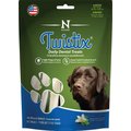 N-Bone Twistix Vanilla Mint Flavored Large Dental Dog Treats, 5.5-oz bag, Count Varies