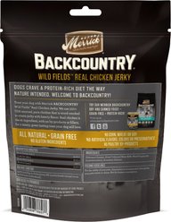 Merrick Backcountry Wild Fields Real Chicken Jerky Grain-Free Dog Treats, 4.5-oz bag slide 2 of 3