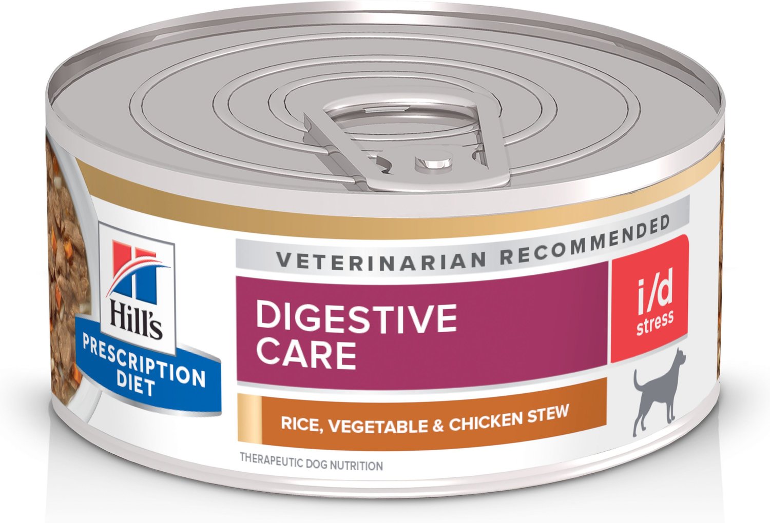 Hill's Prescription Diet i/d Digestive Care Stress Rice, Vegetable & Chicken Stew Wet Dog Food