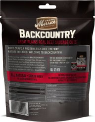 Merrick Backcountry Great Plains Real Beef Sausage Cuts Grain-Free Dog Treats, 5-oz bag slide 2 of 5