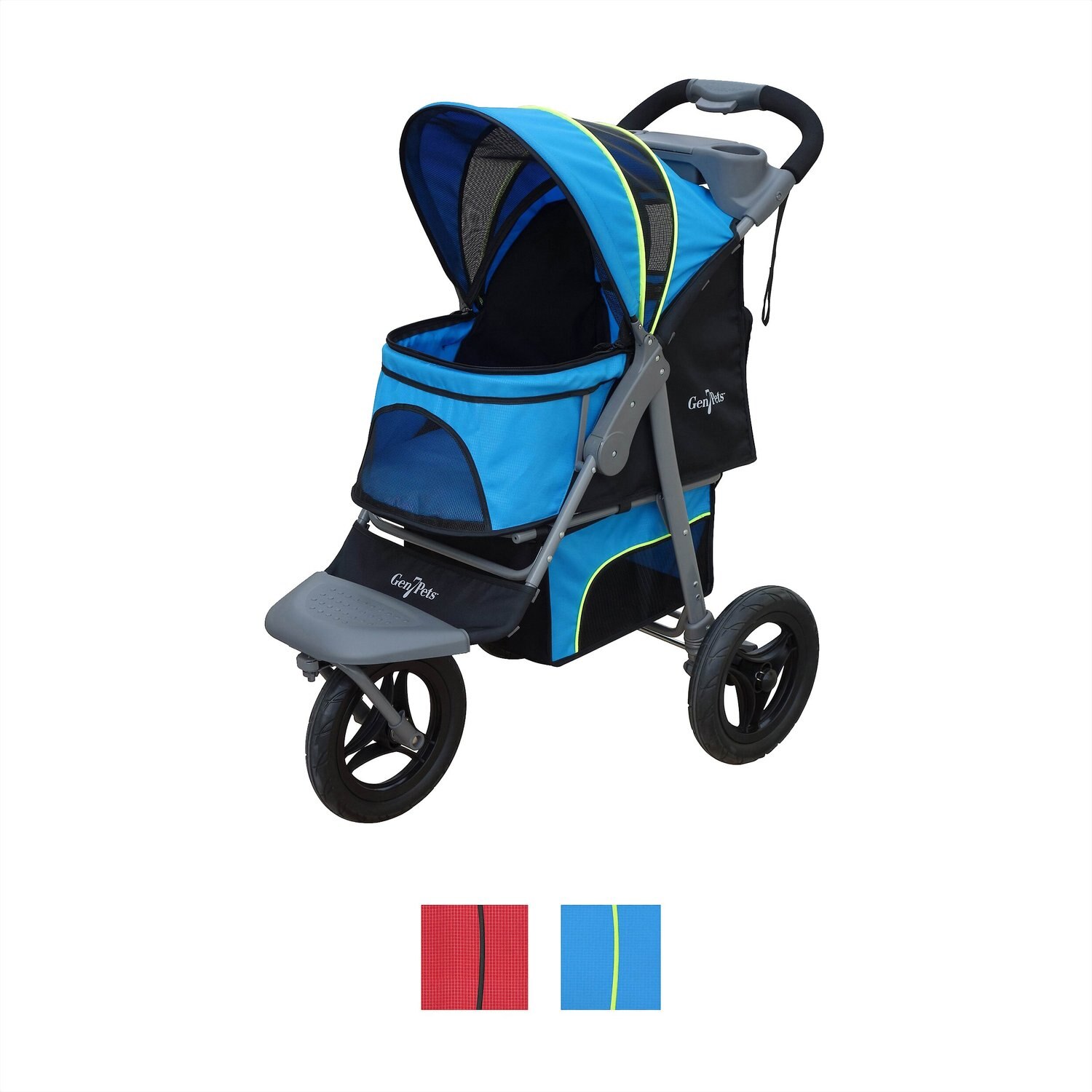 GEN7PETS Jogger Pet Stroller, Trailblazer Blue