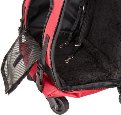 Show full view: Gen7Pets Geometric Roller with Smart-Level Dog & Cat Carrier Backpack, Red, Up to 10 lbs slide 9 of 12