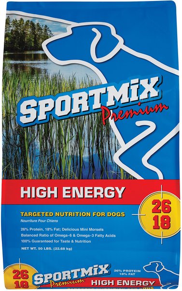 SPORTMIX Premium High Energy 26 18 Adult Dry Dog Food 50 lb bag