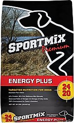 SPORTMiX Premium Energy Plus Adult Dry Dog Food, 50-lb bag