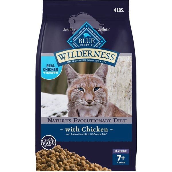 BLUE BUFFALO Wilderness High Protein Natural GrainFree Chicken Mature